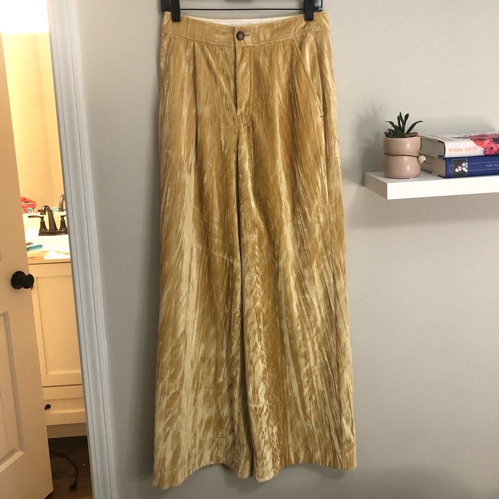 Free people velour pant